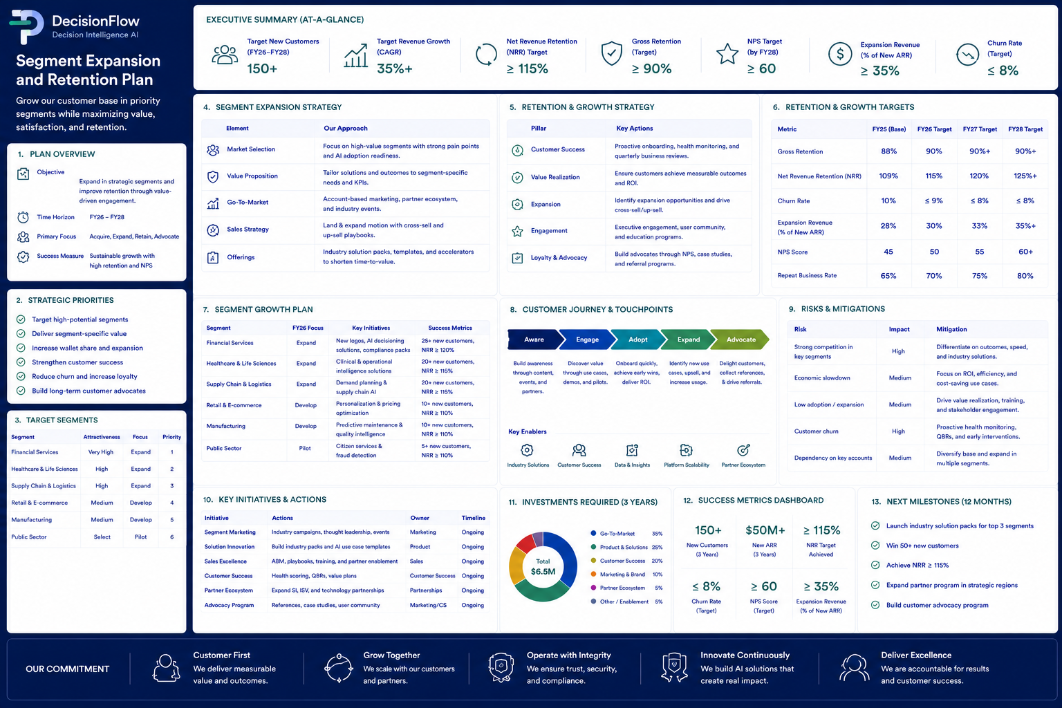 Segment Expansion and Retention Plan preview